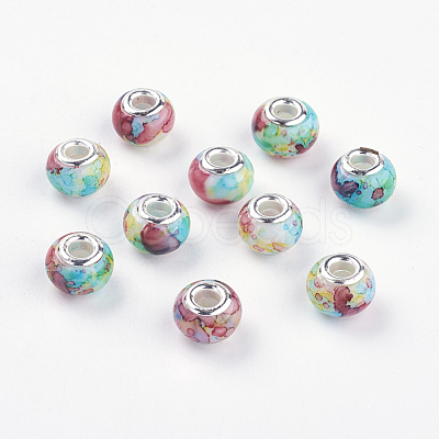 Glass European Beads GPDL-E001-08-1