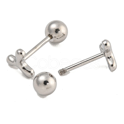 304 Stainless Steel Cartilage Earrings EJEW-B066-01A-P-1