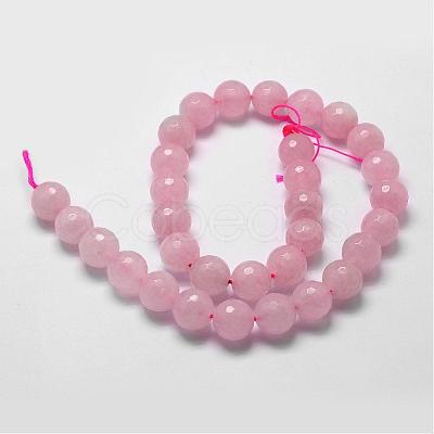 Natural Rose Quartz Beads Strands G-D840-20-8mm-1