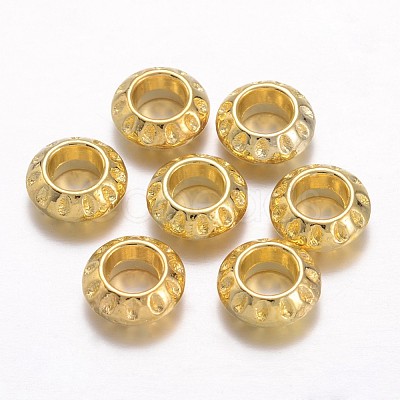 Tibetan Style Alloy European Beads X-TIBEB-EAA386Y-G-FF-1