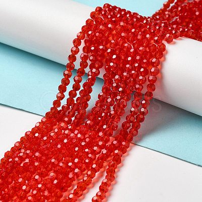 Transparent Glass Beads Strands EGLA-A035-T4mm-D01-1