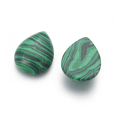 Synthetic Malachite Cabochons G-I214-D10-19x25mm-1