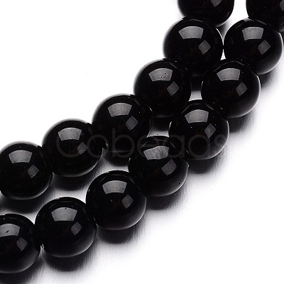 Glass Round Bead Strands GLAA-I028-6mm-02-1