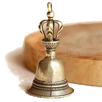 Brass Mini Altar Bells for Witchcraft Wiccan Altar Supplies PW-WGF8327-01-1