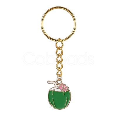 Alloy Enamel Pendant Keychain KEYC-JKC00622-04-1