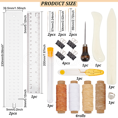 Bookbinding Tools Kits AJEW-FG0003-63-1