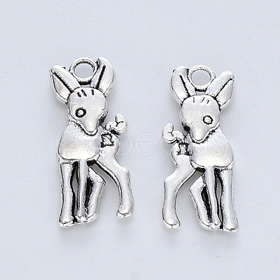 Tibetan Style Alloy Pendants TIBE-R316-065AS-RS-1