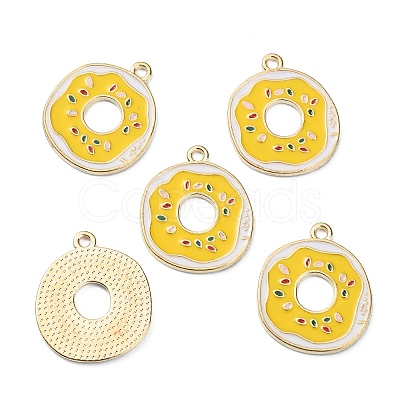 Alloy Enamel Pendants ENAM-CJC0006-47F-1