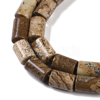 Natural Picture Jasper Beads Strands G-C128-A29-01-1