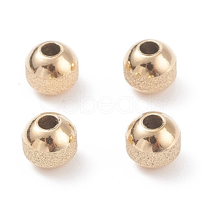 Ion Plating(IP) Textured 304 Stainless Steel Beads STAS-P306-01D-G-1