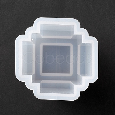 Cuboid Scented Candle Silicone Molds DIY-K047-08-1