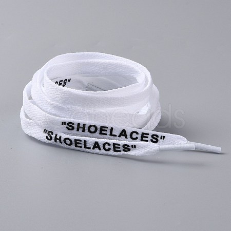 Polyester Flat Custom Shoelace AJEW-H116-A03-1