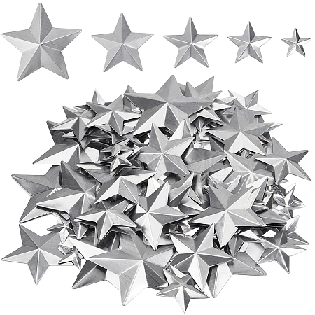 Gorgecraft 100Pcs 5 Styles  Iron Display Decorations IFIN-GF0001-37-1