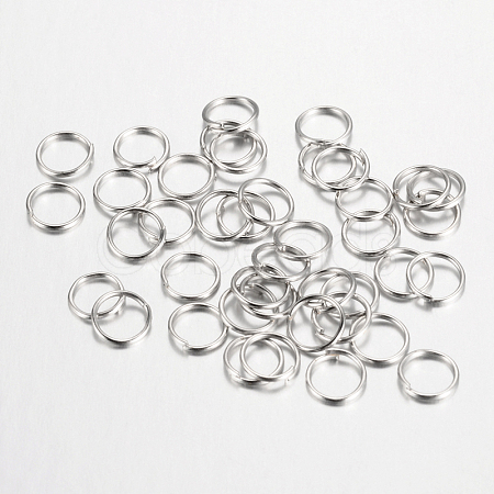 Iron Open Jump Rings X-IFIN-A018-4mm-P-1