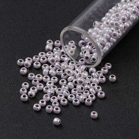 11/0 Grade A Ceylon Glass Seed Beads X-SEED-N001-B-0485-1