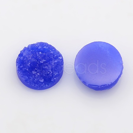 Druzy Resin Cabochons CRES-S040-12mm-13-1