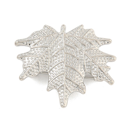 Maple Leaf Shape Alloy Brooch JEWB-U006-04P-1