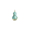 Synthetic Turquoise Resin Ornaments for office Home Decorations, Small Gourd, 50mm