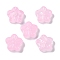 Baking Paint Glass Beads, Flower, Pearl Pink, 12.5x13x4.5mm, Hole: 1.2mm