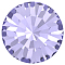 Preciosa&reg MAXIMA Crystal Round Stones, Czech Crystal, Dura Foiling, Round(431 11 615 Chaton), 20410 Tanzanite, SS24(5.25~5.45mm)