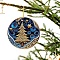 Flat Round Acrylic Pendant Decorations, Home Hanging Decorations, Christmas Tree, 80mm