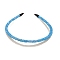 Rhinestone Hair Bands, Hair Accessories for Woman Girls, Aquamarine, 385mm