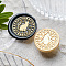 Animal Insect Theme Golden Plated Wax Seal Brass Stamp Head, for Wax Seal Stamp, Cat Shape, 30x15mm, Hole: 7mm