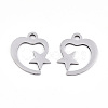 Non-Tarnish 201 Stainless Steel Charms STAS-S081-074-2