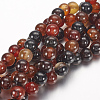 Natural Agate Beads Strands X-G-G515-8mm-04-1
