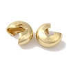 Brass Crimp Bead Cover KK-K383-07E-G-2