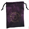 Velvet Pentagram Print Storage Pouches PW-WG67651-02-1