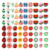 Pandahall 190pcs 19 style Handmade Polymer Clay Bead CLAY-TA0001-21-4