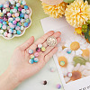 SUNNYCLUE 160Pcs 8 Colors Imitation Pearl Acrylic Beads OACR-SC0001-15-3