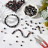 ARRICRAFT 300Pcs 6 Styles Natural & Synthetic Mixed Gemstone Round Beads G-AR0005-82-4