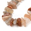 Natural Sunstone Chip Beaded Necklaces NJEW-P312-02P-2