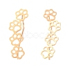 Alloy Dangle Earrings EJEW-F270-08G-1