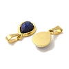 Natural Lapis Lazuli Faceted Teardrop Charms STAS-P361-01G-01-2