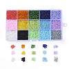 15 Colors 12/0 Glass Seed Beads SEED-X0052-04-2mm-1