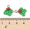 Christmas Theme Opaque Resin Pendants RESI-S08-01M-3