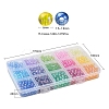 15 Colors Transparent Acrylic Beads DIY-YW0005-36-6