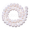 Natural Cultured Freshwater Pearl Beads Strands PEAR-S001-8-9mm-3-3