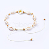 Adjustable Nylon Thread Braided Bead Necklaces NJEW-JN02794-M-5