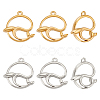 Unicraftale 8Pcs 2 Colors Ion Plating(IP) 304 Stainless Steel Pendants STAS-UN0045-45-1