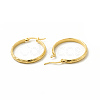 201 Stainless Steel Hoop Earrings with 304 Stainless Steel Pins for Women EJEW-M214-01D-G-1