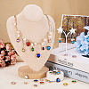 Pandahall 40Pcs 20 Styles Faceted Glass Rhinestone Pendants GLAA-TA0001-44-7