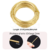 Brass Wire for Jewelry Making CWIR-WH0014-03A-2