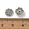 Tibetan Style Alloy Bead Caps PALLOY-P302-04C-AS-3