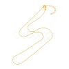 Gold Plated Tin Alloy Snake Chain Fine Necklaces NJEW-BB10181-18-1