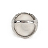 Half Round Natural Shell Finger Rings RJEW-P128-05P-3