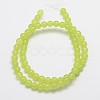 Natural & Dyed Malaysia Jade Bead Strands X-G-A146-6mm-A27-2